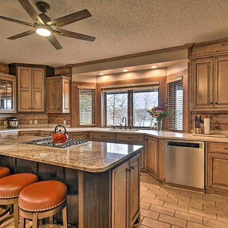 Hilltop Hot Springs Log Cabin With Hot Tub And Grill! Extérieur photo