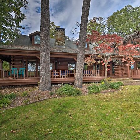 Hilltop Hot Springs Log Cabin With Hot Tub And Grill! Extérieur photo