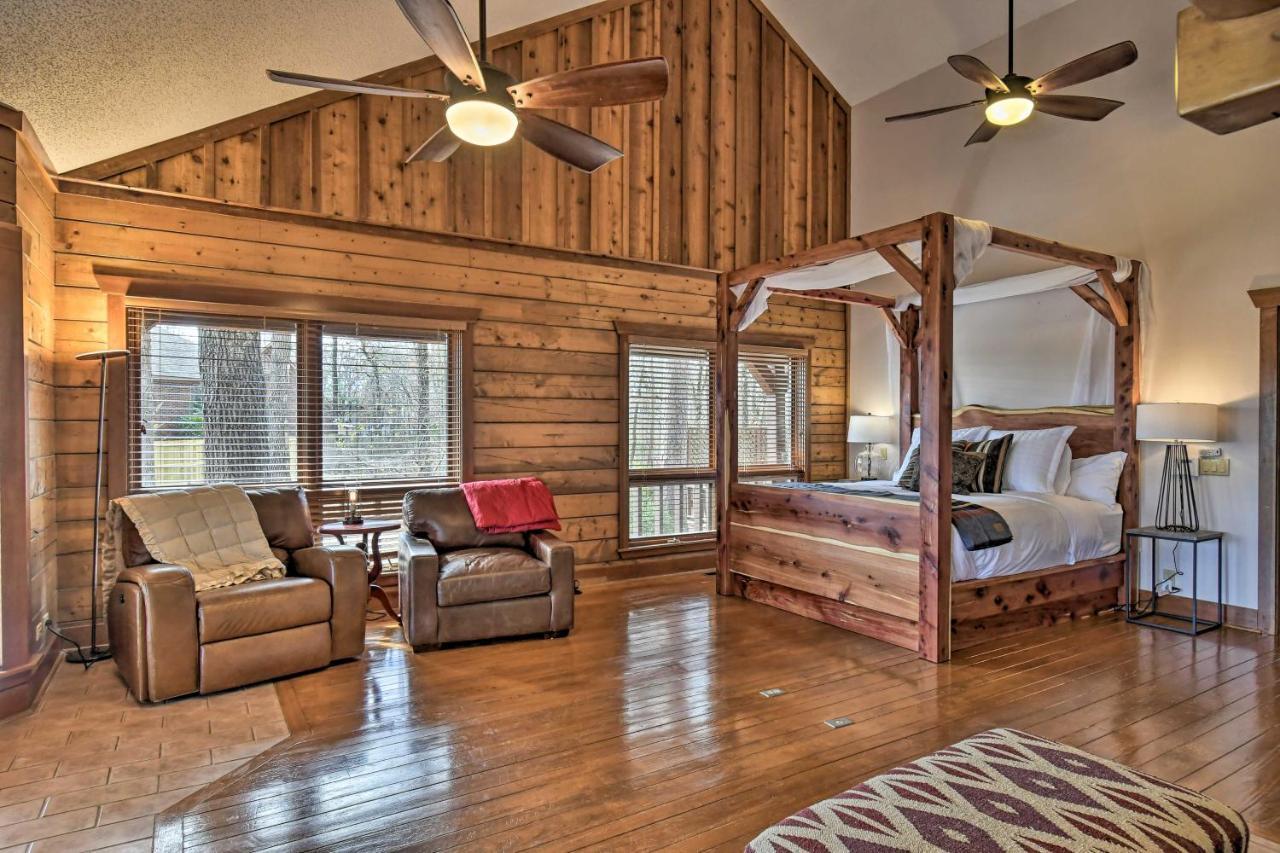 Hilltop Hot Springs Log Cabin With Hot Tub And Grill! Extérieur photo