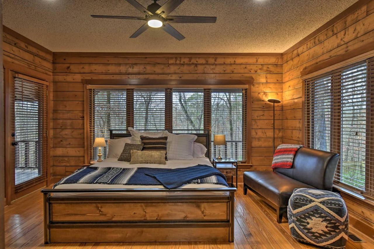 Hilltop Hot Springs Log Cabin With Hot Tub And Grill! Extérieur photo