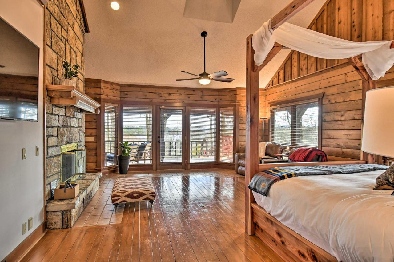 Hilltop Hot Springs Log Cabin With Hot Tub And Grill! Extérieur photo