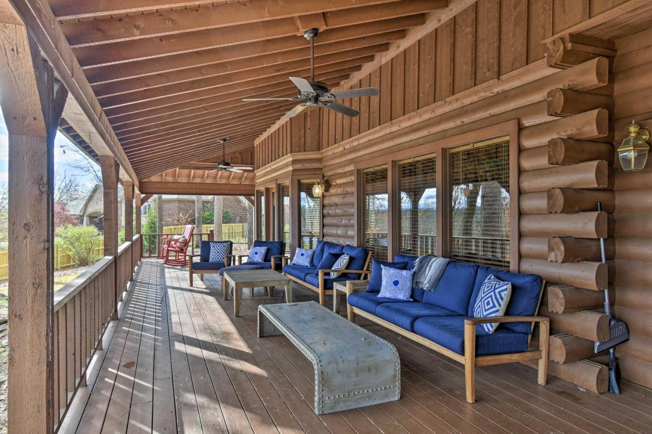 Hilltop Hot Springs Log Cabin With Hot Tub And Grill! Extérieur photo