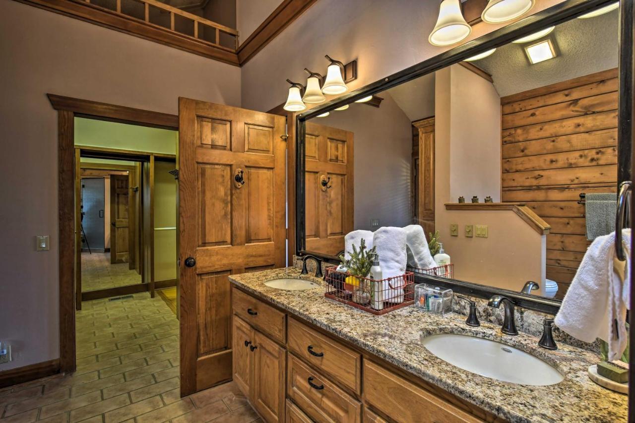 Hilltop Hot Springs Log Cabin With Hot Tub And Grill! Extérieur photo