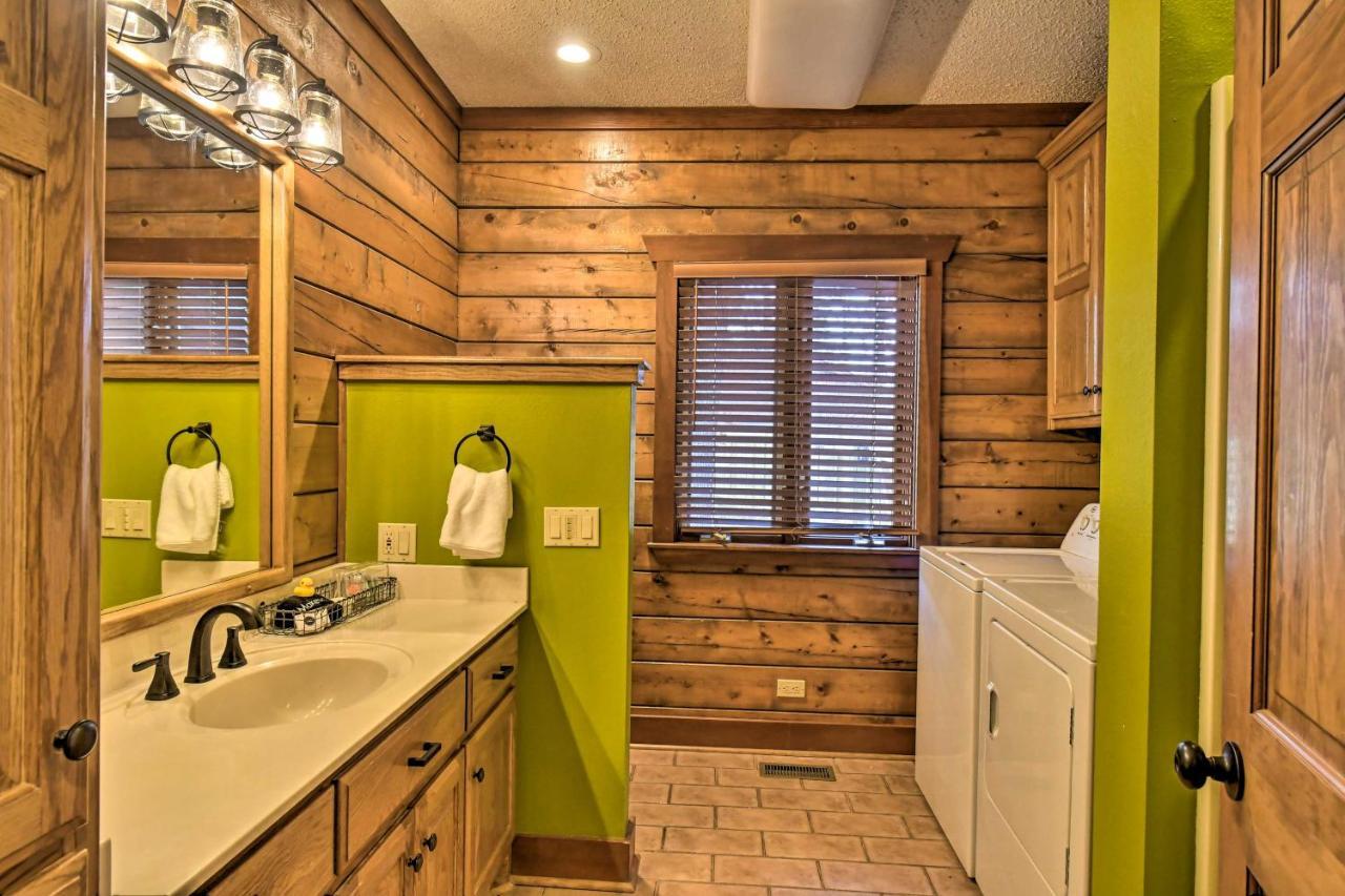 Hilltop Hot Springs Log Cabin With Hot Tub And Grill! Extérieur photo